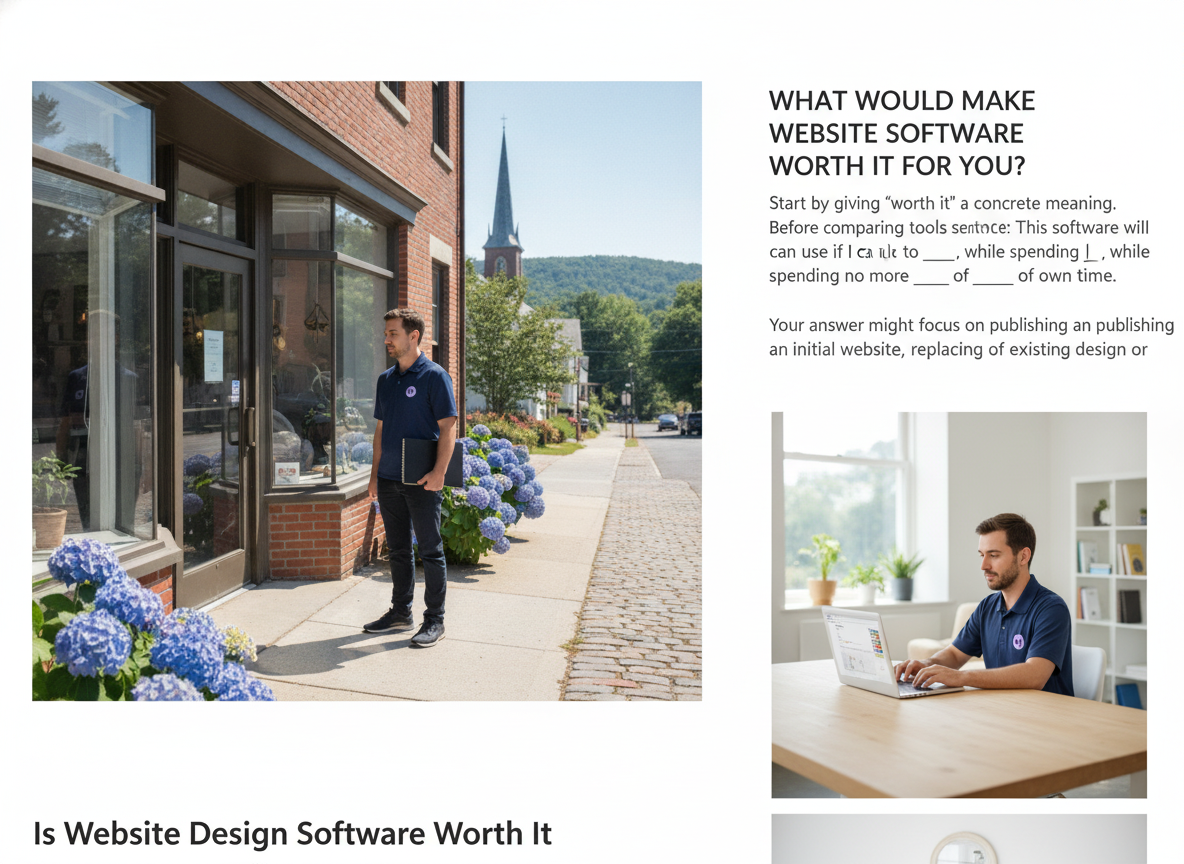 What would make website design software worth it for you?