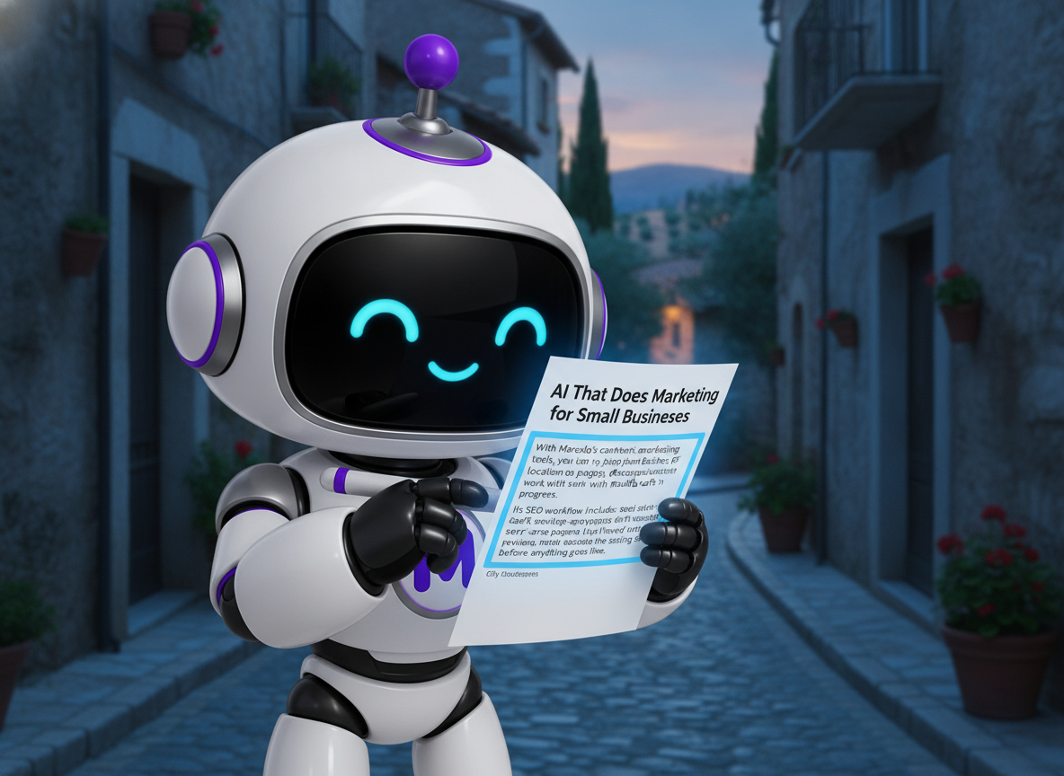 How can you use Marcelo for website content and SEO?