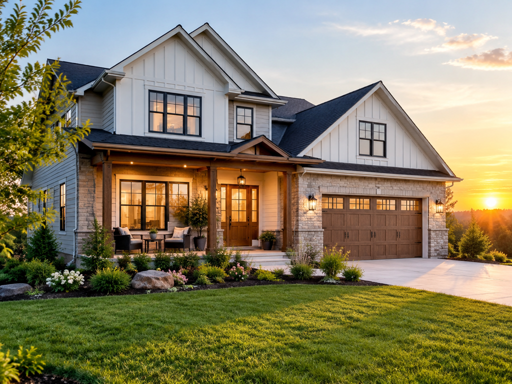 Illustration: custom home building