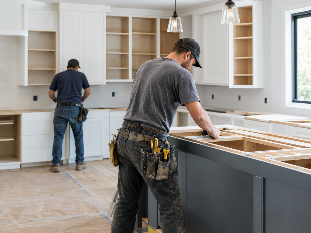 Illustration: kitchen remodeling